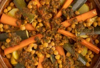 Spiced Moroccan Potato and Vegetable Tagine