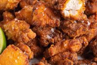 Golden Puerto Rican Chicken Chicharrones