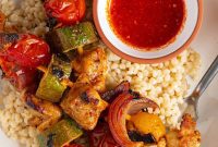 Flavor-Packed Harissa Chicken Skewers in 30 Minutes