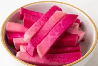 Easy 5-Ingredient Pink Pickled Turnips