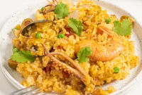 Vibrant Puerto Rican Seafood Rice