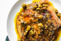 Zesty Moroccan Lemon Chicken with Olives