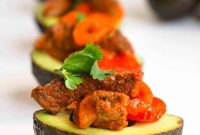 Puerto Rican Steak Avocado Boats