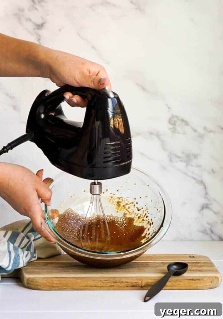 Velvet Dalgona Latte 8 Fully whipped Dalgona coffee mixture.