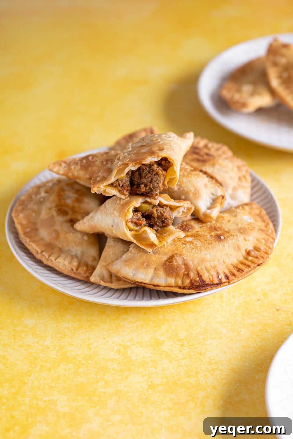 Savory Puerto Rican Fried Pockets 2 A plate of empanadillas