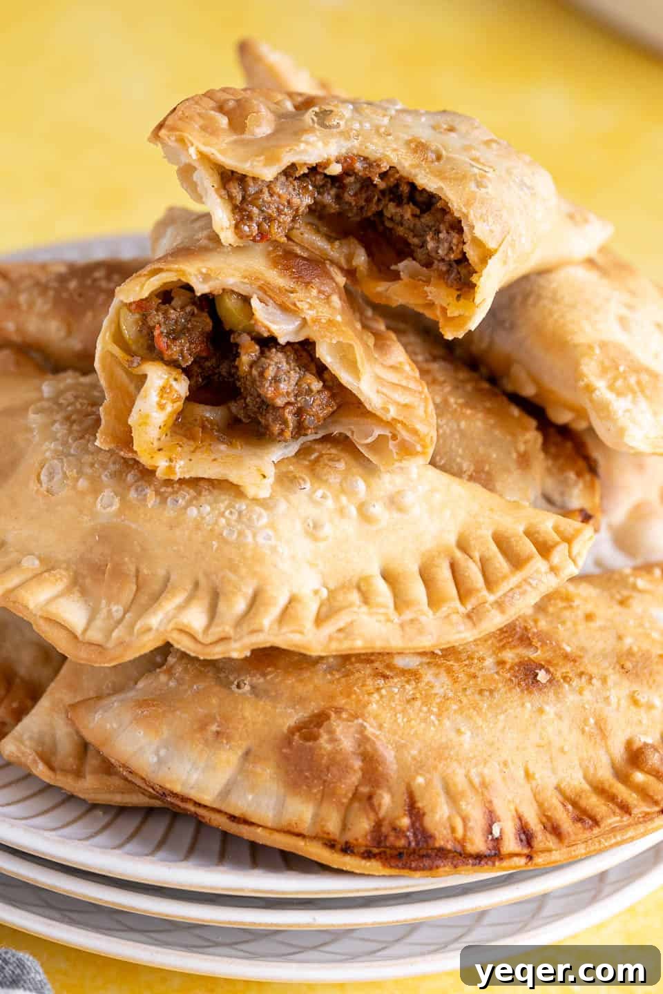 Savory Puerto Rican Fried Pockets 12 A plate of empanadillas