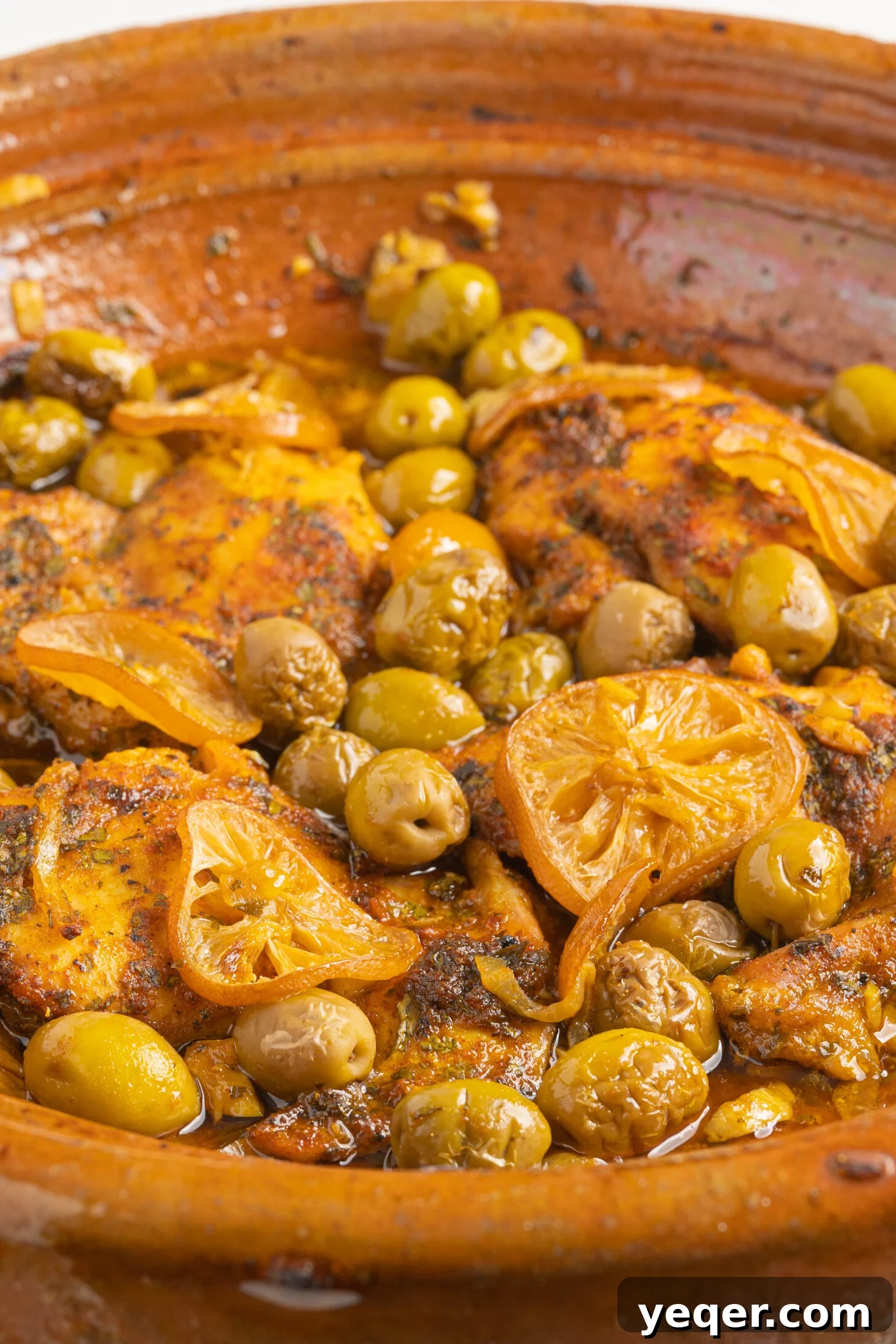 Mastering Moroccan Chicken Tagine at Home 3 a chicken tagine on a white counter