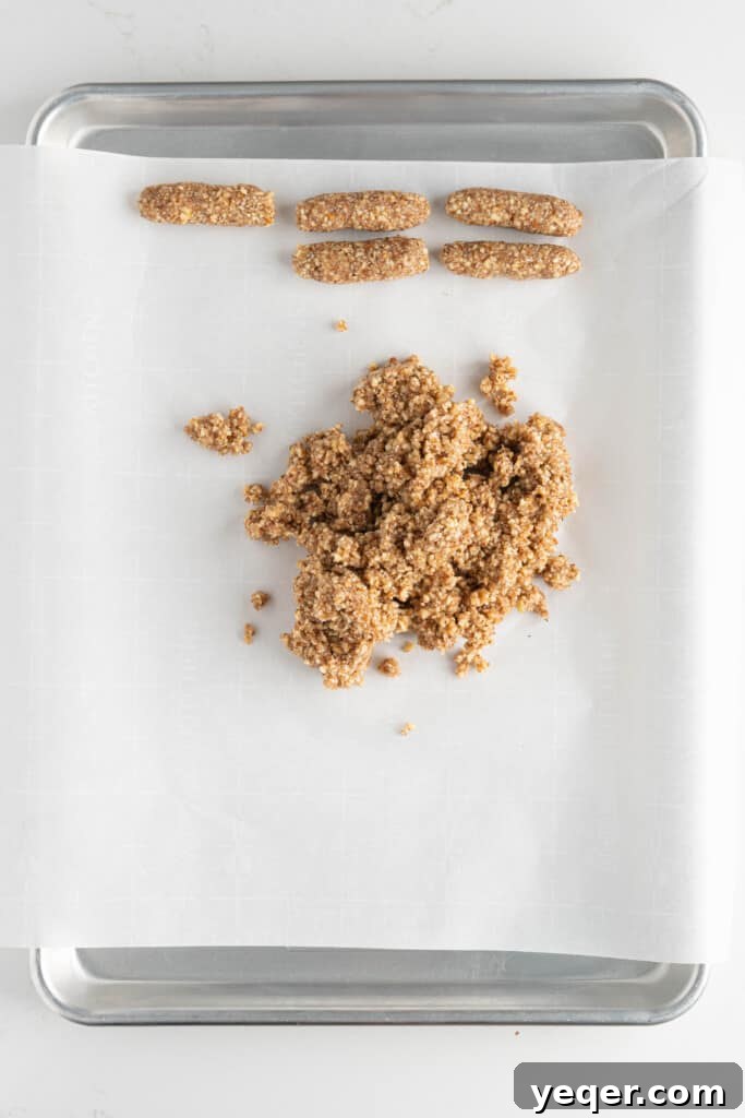 Moroccan Gazelle Horn Almond Crescents 4 almond paste on a parchment lined baking sheet