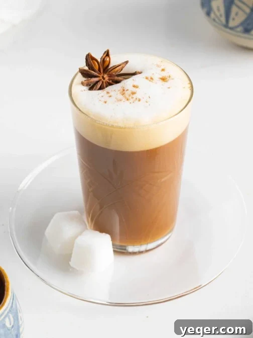 A cup of Moroccan coffee