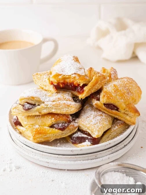 guava pastelillos on a plate
