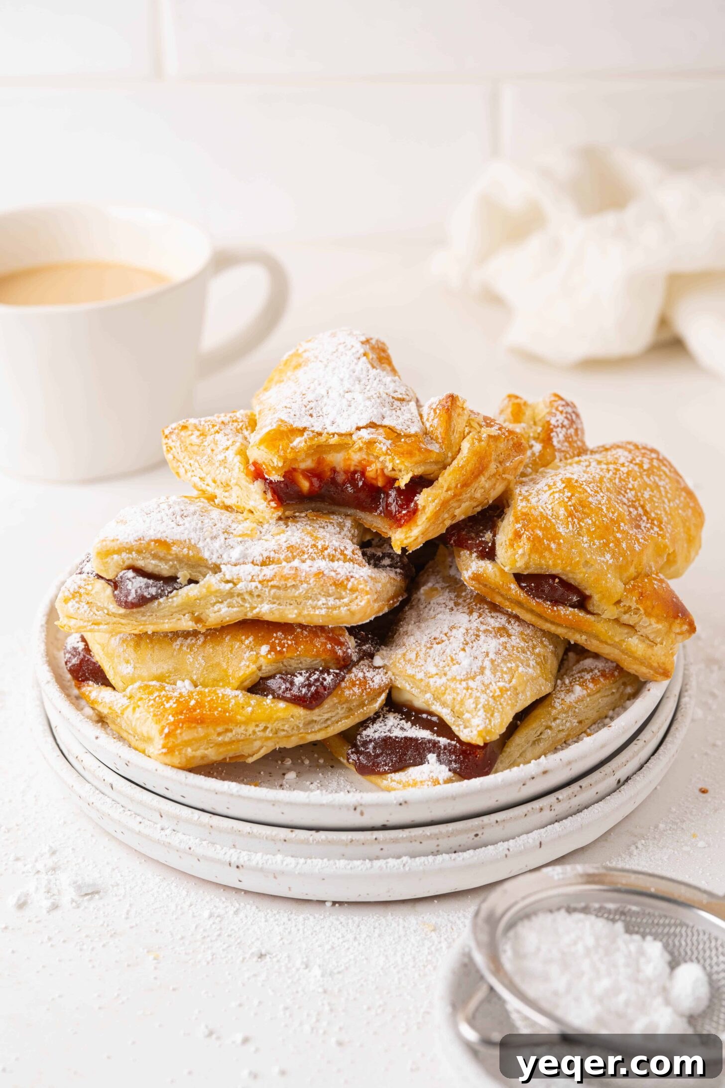 Tropical Guava Treats 9 guava pastelillos on a plate