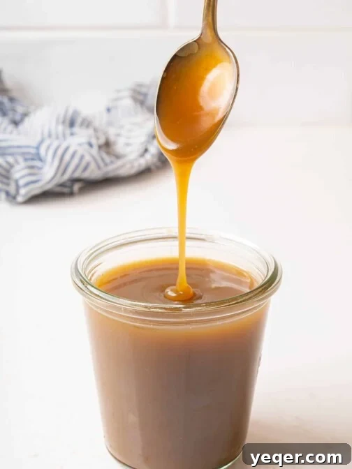 coconut caramel in a jar