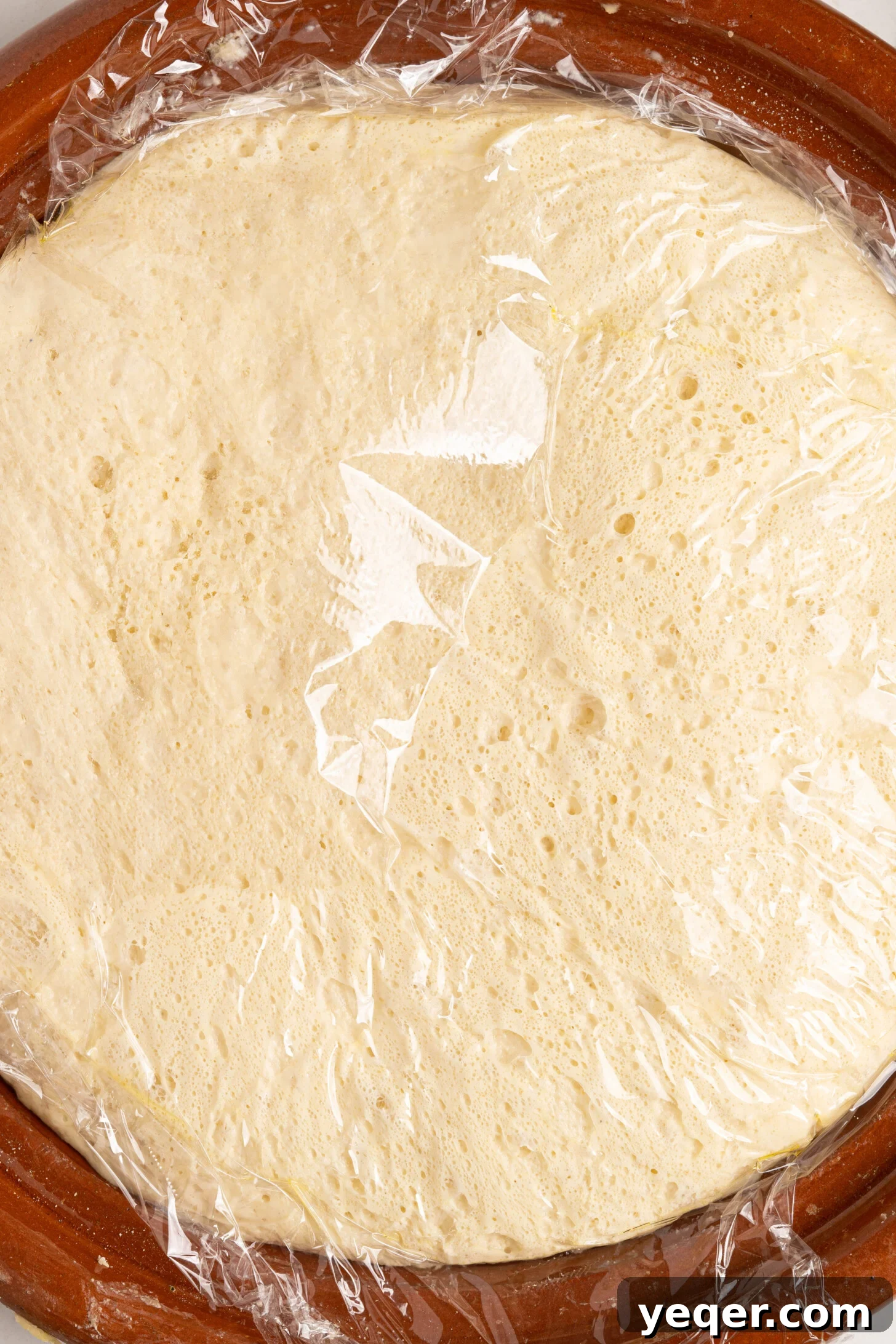 Pillowy Soft Moroccan Khobz Bread Recipe 5 Moroccan dough rising
