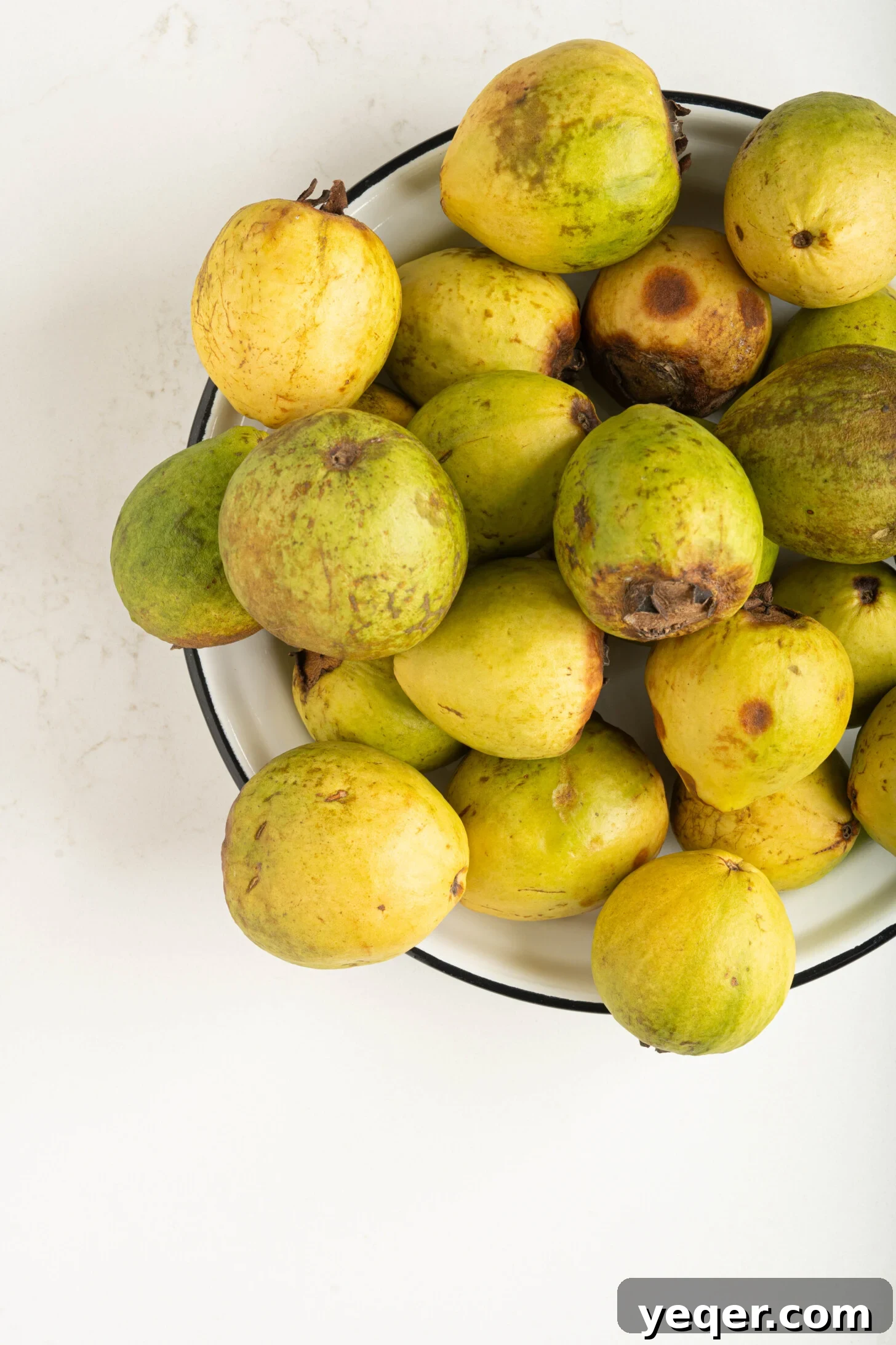 Four Ingredient Guava Paste Made Easy 12 a bowl of ripe guavas