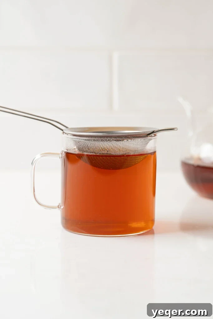 Aromatic Cinnamon Homebrew 6 Cinnamon tea in a mug.