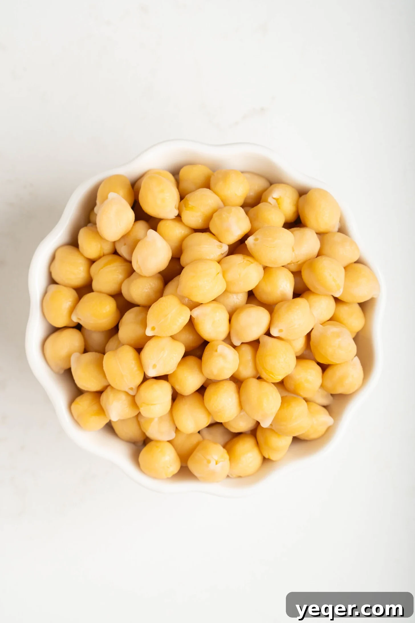 The Foolproof Soak and Boil Method for Perfect Dried Chickpeas 2 a bowl of cooked chickpeas
