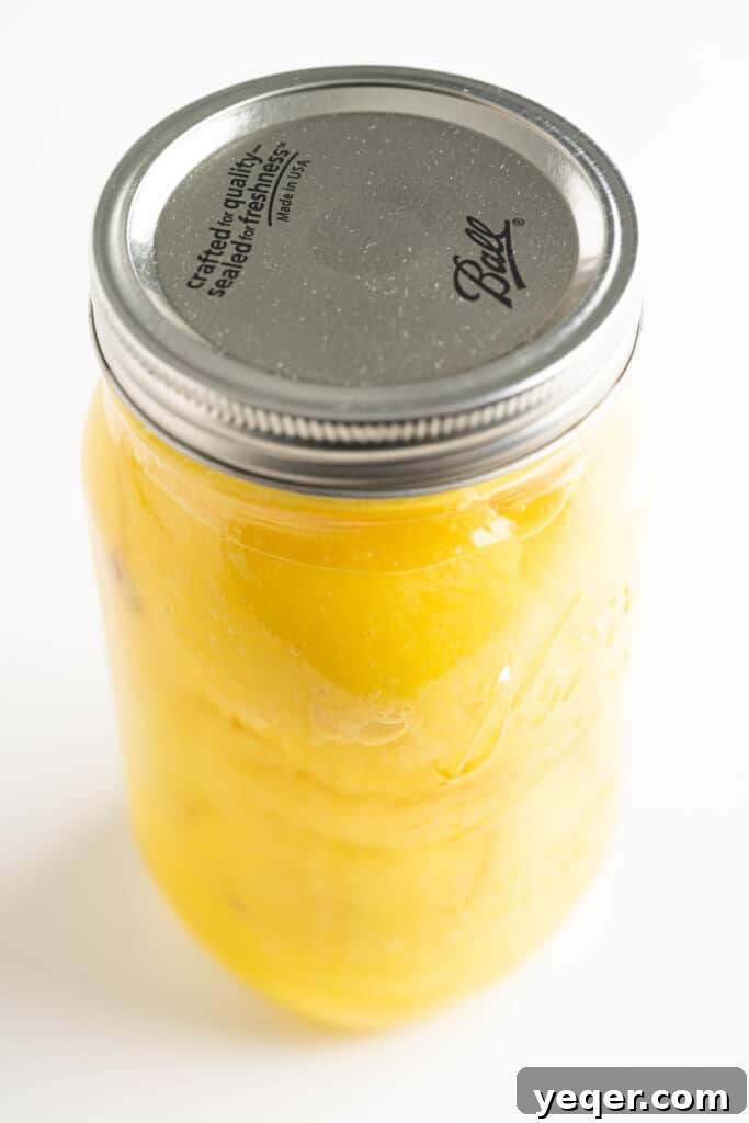 Moroccan Preserved Lemons An Authentic Homemade Recipe 6 a jar of fully preserved lemons, ready for use