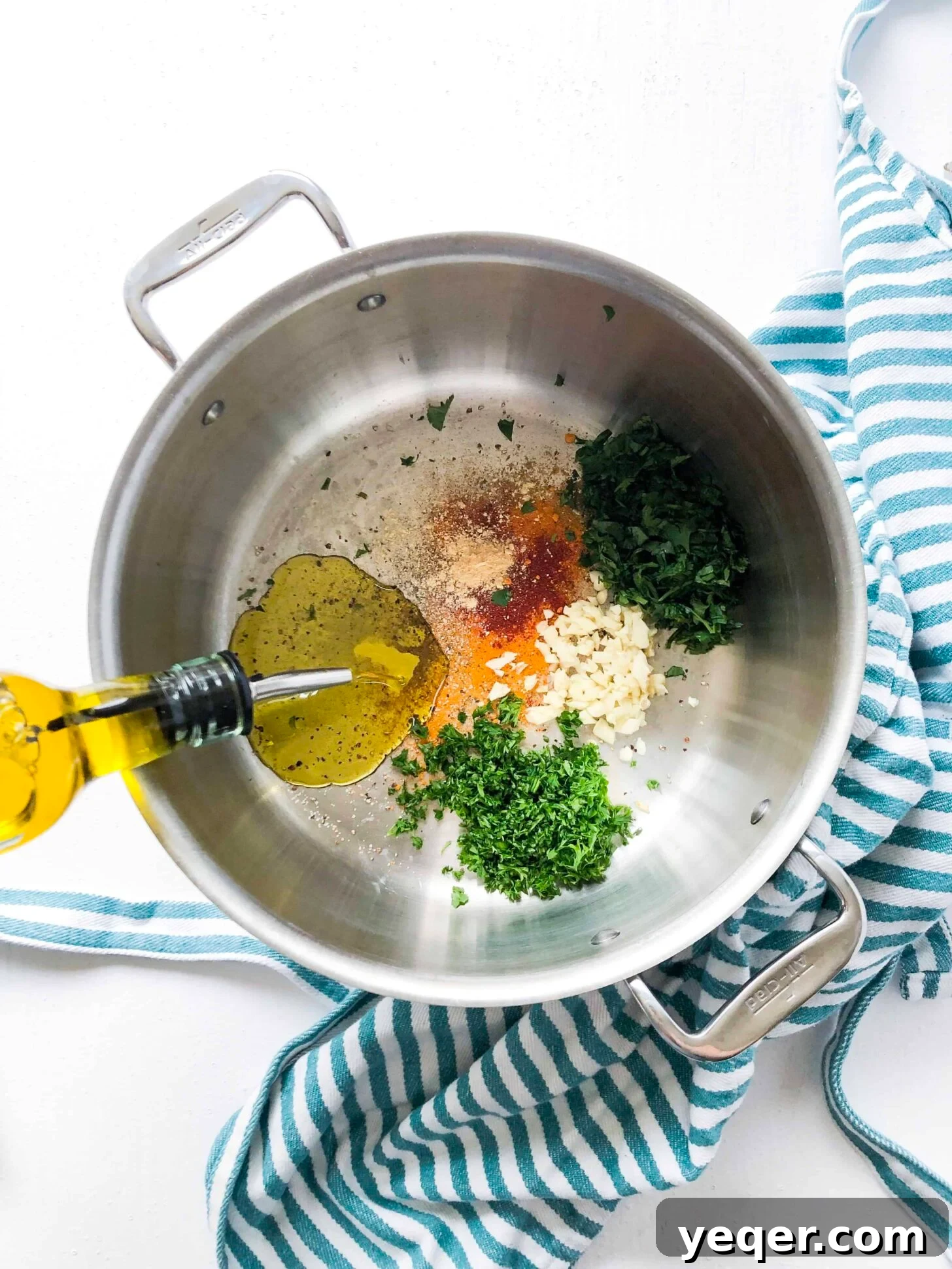 Zesty Moroccan Lemon Chicken with Olives 3 A Moroccan marinade in a pot