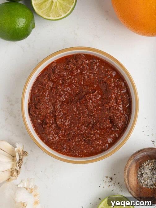 A bowl of achiote paste.