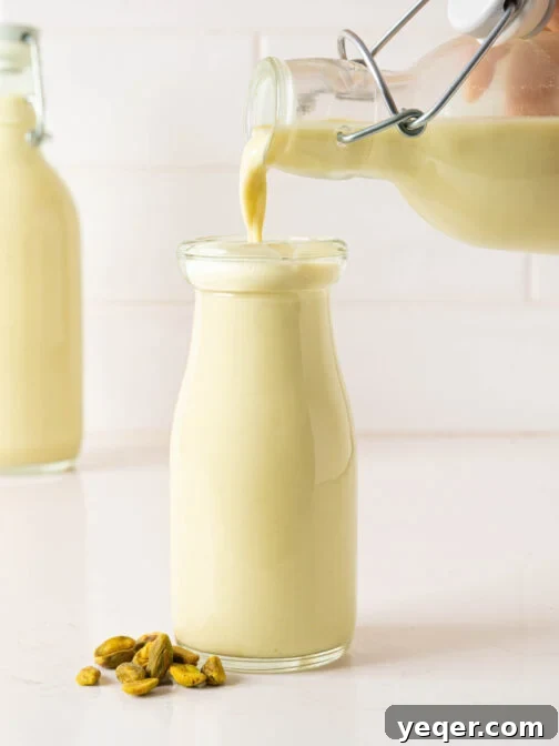 Blender Pistachio Nut Milk