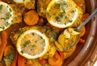 Moroccan Fish and Potato Tagine